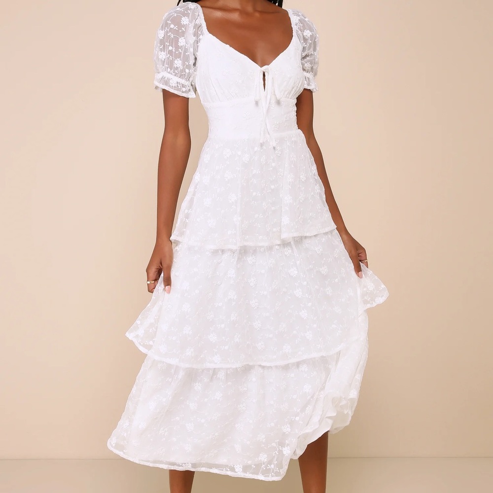 NWT Lulus Precious Sweetie midi dress